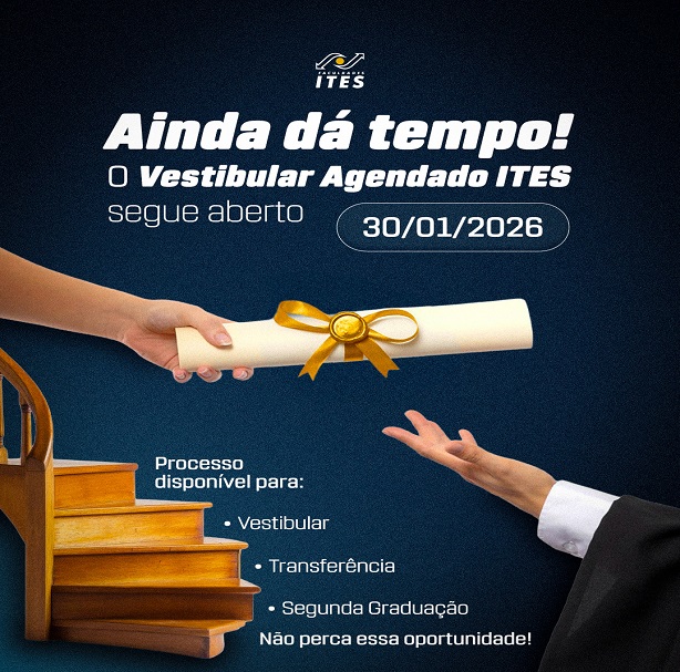 Vestibular Faculdades ITES - 2º semestre 2026